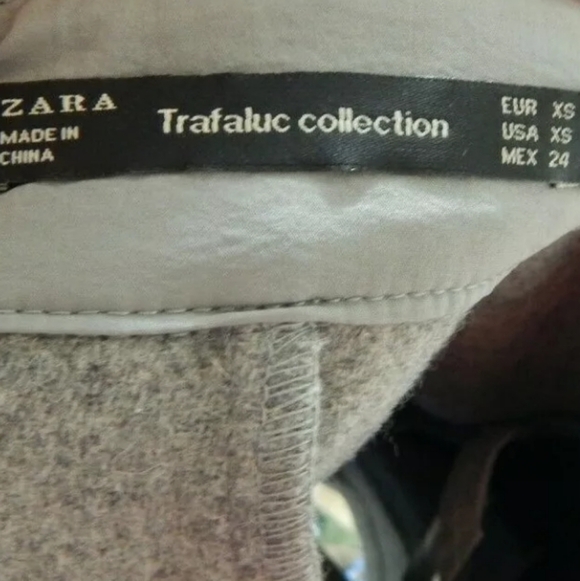 Zara Trafaluc Zip Front Colorblock Mini Skirt - Picture 2 of 4